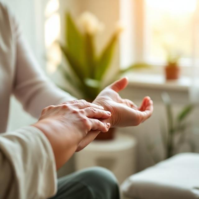 Physio–Energetik Anwendung an der Liege